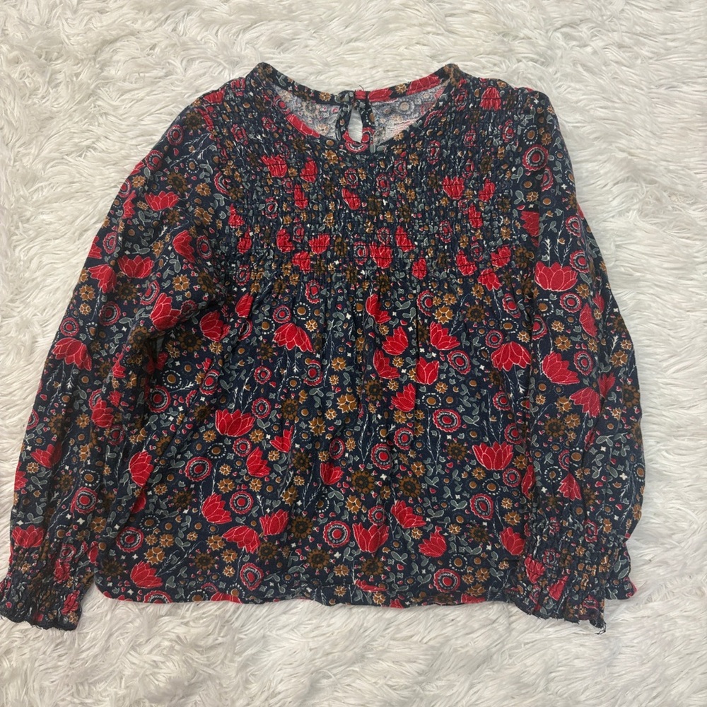 Melange Girls Floral Blouse